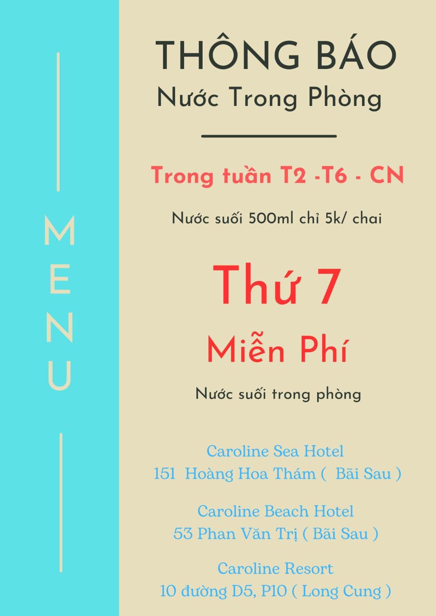 Caroline Resort Vũng Tàu Eksteriør billede
